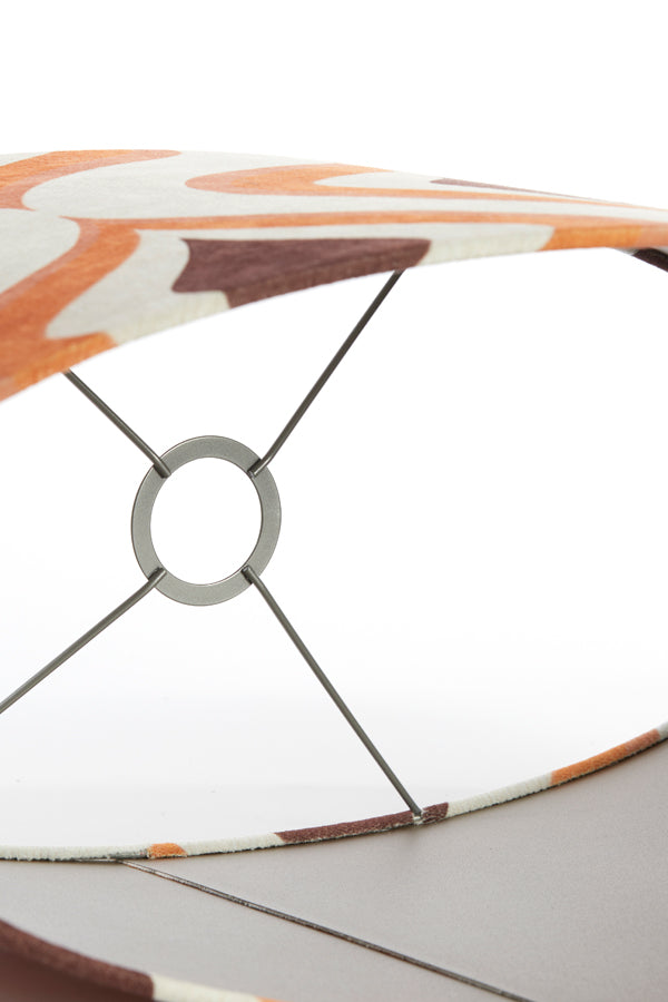 Light & Living Lamp Shades Shade oval straight slim 58-24-32 cm COOKIE brown House of Isabella UK