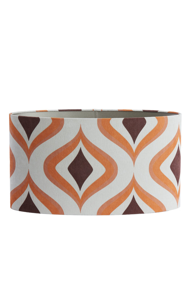 Light & Living Lamp Shades Shade oval straight slim 58-24-32 cm COOKIE brown House of Isabella UK