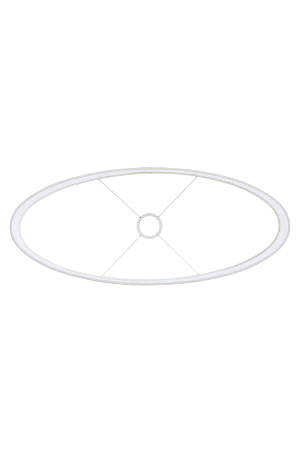 Light & Living Lamp Shades Shade oval straight slim 58-24-32 cm LIVIGNO egg white House of Isabella UK