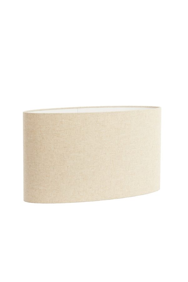 Light & Living Lamp Shades Shade oval straight slim 58-24-32 cm LIVIGNO natural House of Isabella UK