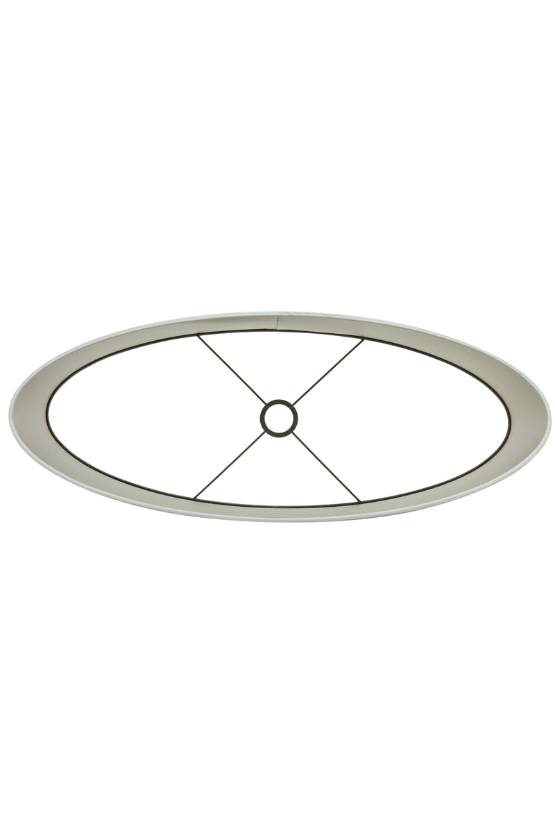 Light & Living Lamp Shades Shade oval straight slim 58-24-32 cm SAVERNA egg white House of Isabella UK