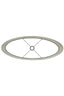 Light & Living Lamp Shades Shade oval straight slim 58-24-32 cm SAVERNA egg white House of Isabella UK