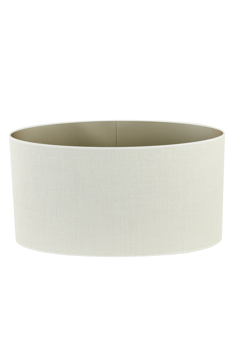 Light & Living Lamp Shades Shade oval straight slim 58-24-32 cm SAVERNA egg white House of Isabella UK