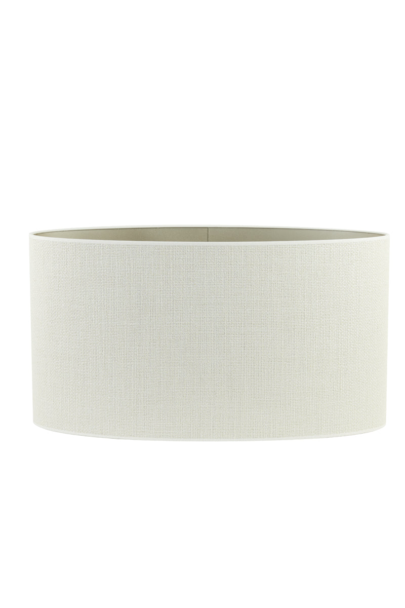 Light & Living Lamp Shades Shade oval straight slim 58-24-32 cm SAVERNA egg white House of Isabella UK
