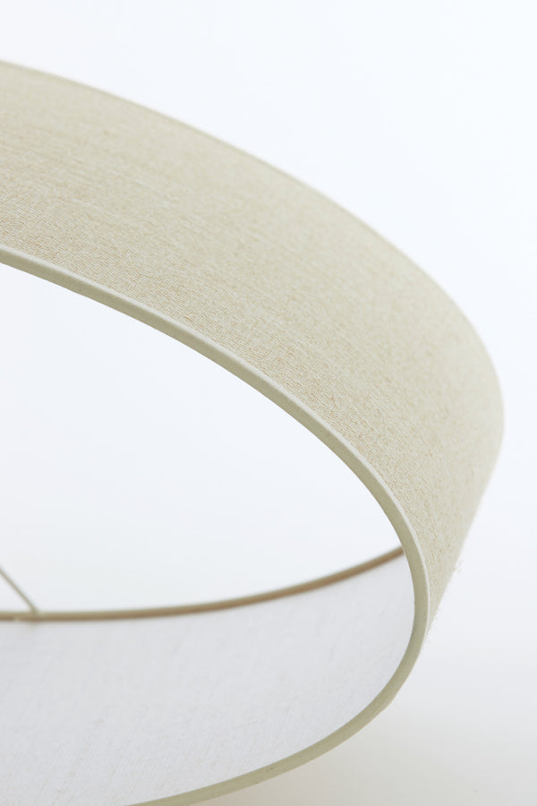 Light & Living Lamp Shades Shade oval straight slim 58-24-32 cm SENDAI sand House of Isabella UK