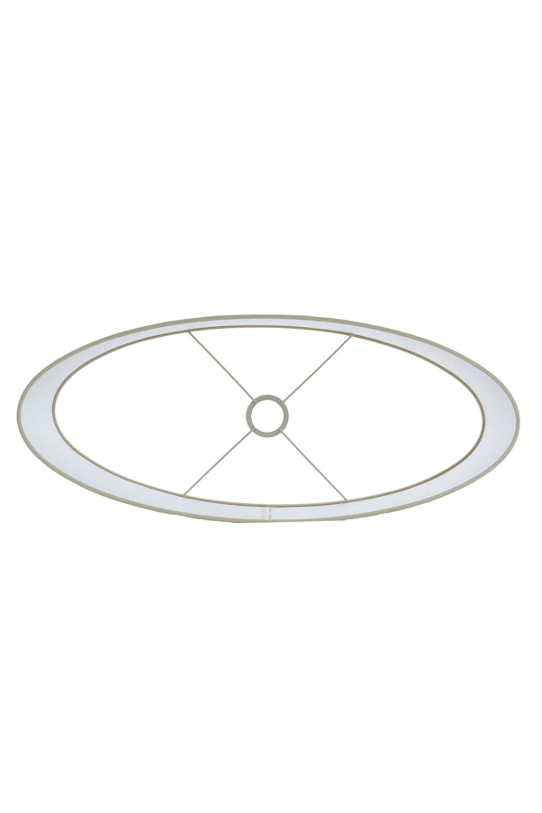 Light & Living Lamp Shades Shade oval straight slim 58-24-32 cm SENDAI sand House of Isabella UK