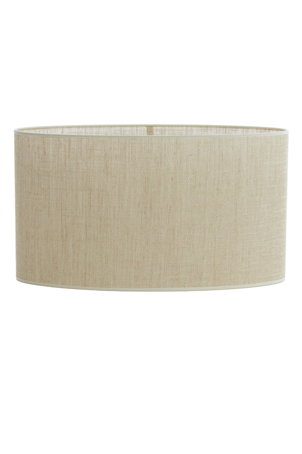 Light & Living Lamp Shades Shade oval straight slim 58-24-32 cm SENDAI sand House of Isabella UK