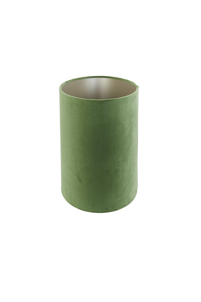 Light & Living Lamp Shades Shade oval straight slim 58-24-32 cm VELOURS dusty green House of Isabella UK