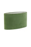 Light & Living Lamp Shades Shade oval straight slim 58-24-32 cm VELOURS dusty green House of Isabella UK
