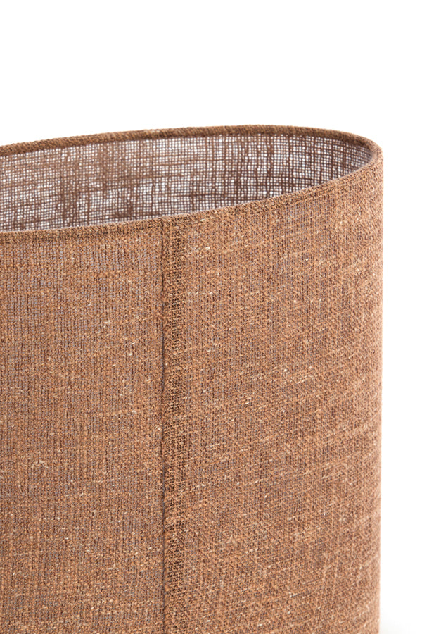 Light & Living Lamp Shades Shade oval straight slim high 30-15-25 cm AIKO brown House of Isabella UK