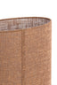 Light & Living Lamp Shades Shade oval straight slim high 30-15-25 cm AIKO brown House of Isabella UK