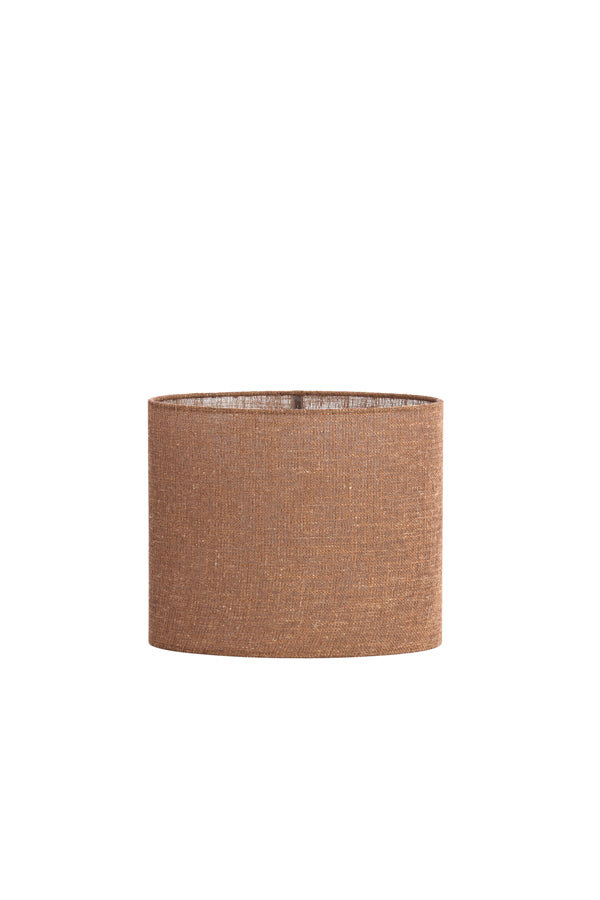 Light & Living Lamp Shades Shade oval straight slim high 30-15-25 cm AIKO brown House of Isabella UK