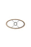 Light & Living Lamp Shades Shade oval straight slim high 30-15-25 cm RAVI brown House of Isabella UK