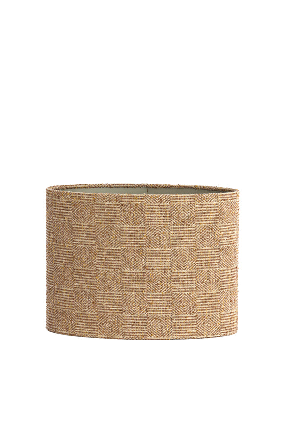 Light & Living Lamp Shades Shade oval straight slim high 30-15-25 cm RAVI brown House of Isabella UK