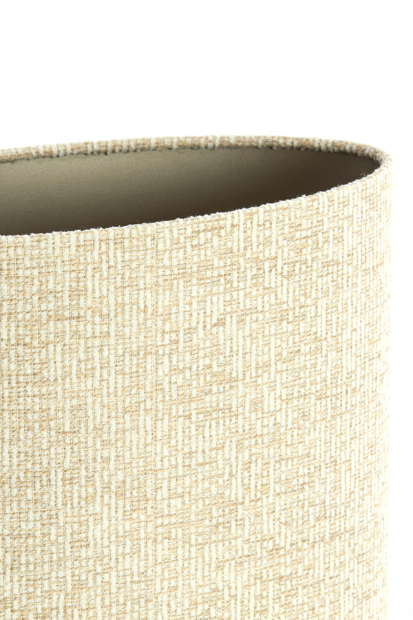 Light & Living Lamp Shades Shade oval straight slim high 30-15-25 cm RIF sand House of Isabella UK