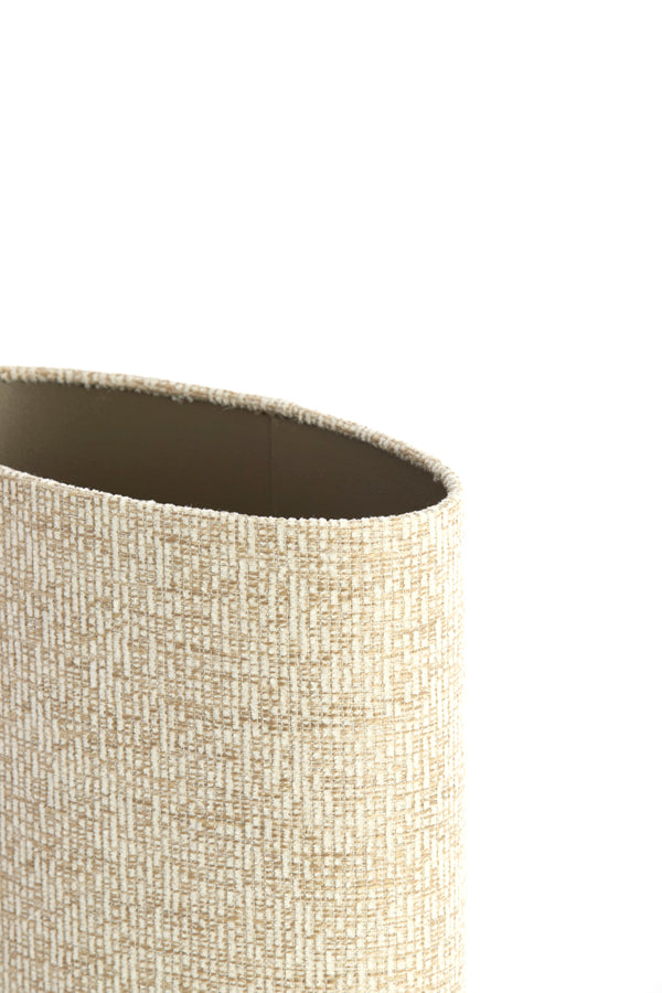 Light & Living Lamp Shades Shade oval straight slim high 30-15-25 cm RIF sand House of Isabella UK