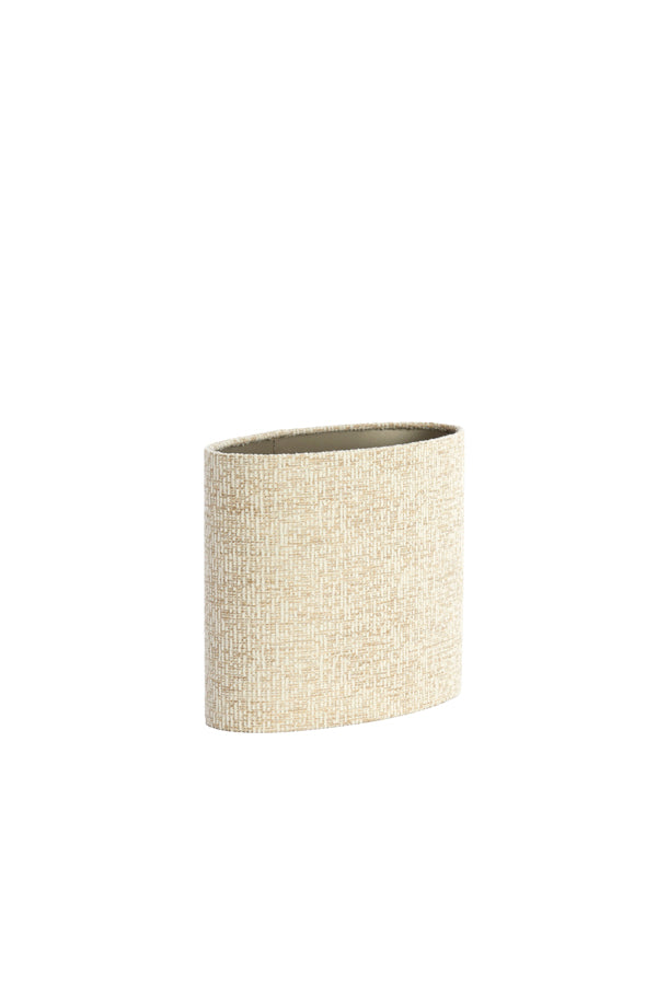 Light & Living Lamp Shades Shade oval straight slim high 30-15-25 cm RIF sand House of Isabella UK