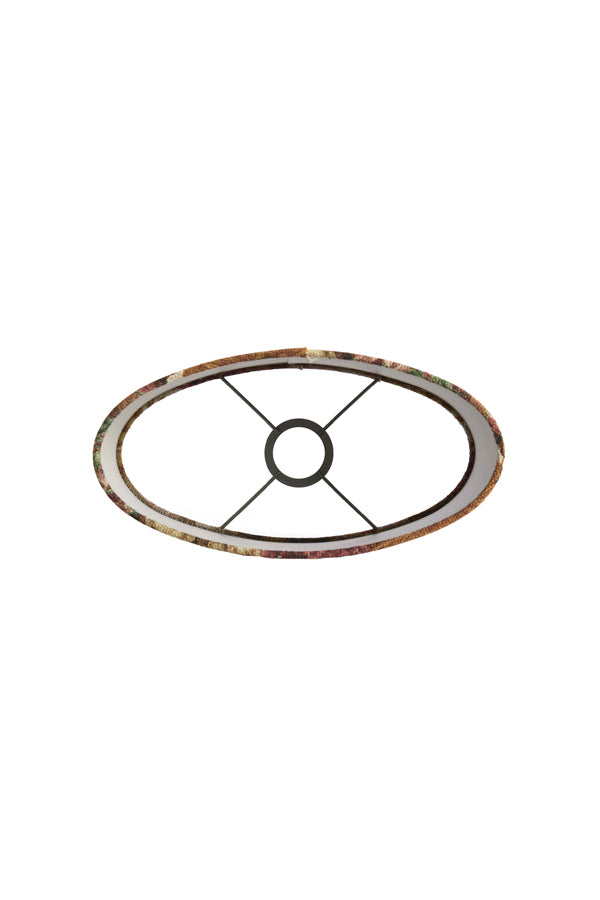 Light & Living Lamp Shades Shade oval straight slim high 30-15-25 cm ROSEWOOD white House of Isabella UK