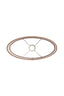Light & Living Lamp Shades Shade oval straight slim high 38-17,5-28 cm AIKO brown House of Isabella UK