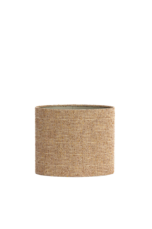 Light & Living Lamp Shades Shade oval straight slim high 38-17,5-28 cm RAVI brown House of Isabella UK