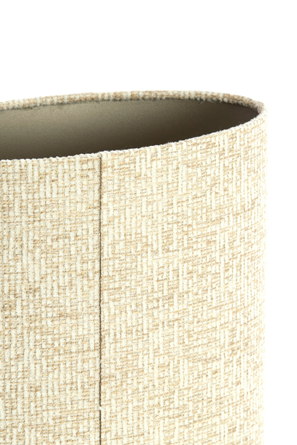 Light & Living Lamp Shades Shade oval straight slim high 38-17,5-28 cm RIF sand House of Isabella UK