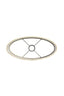 Light & Living Lamp Shades Shade oval straight slim high 38-17,5-28 cm RIF sand House of Isabella UK