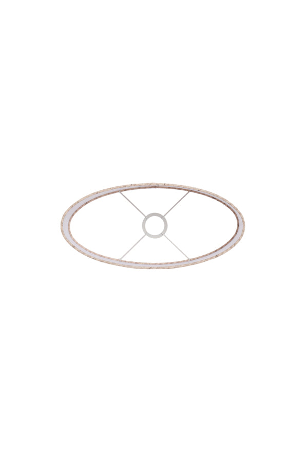 Light & Living Lamp Shades Shade oval straight slim high 38-17,5-28 cm STONE beige House of Isabella UK