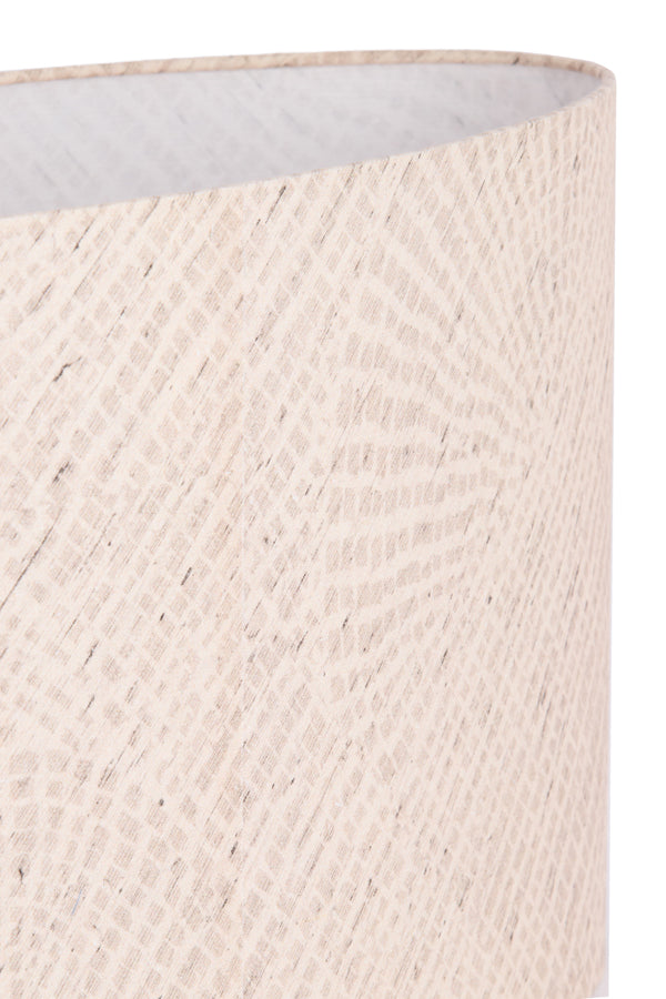 Light & Living Lamp Shades Shade oval straight slim high 38-17,5-28 cm STONE beige House of Isabella UK