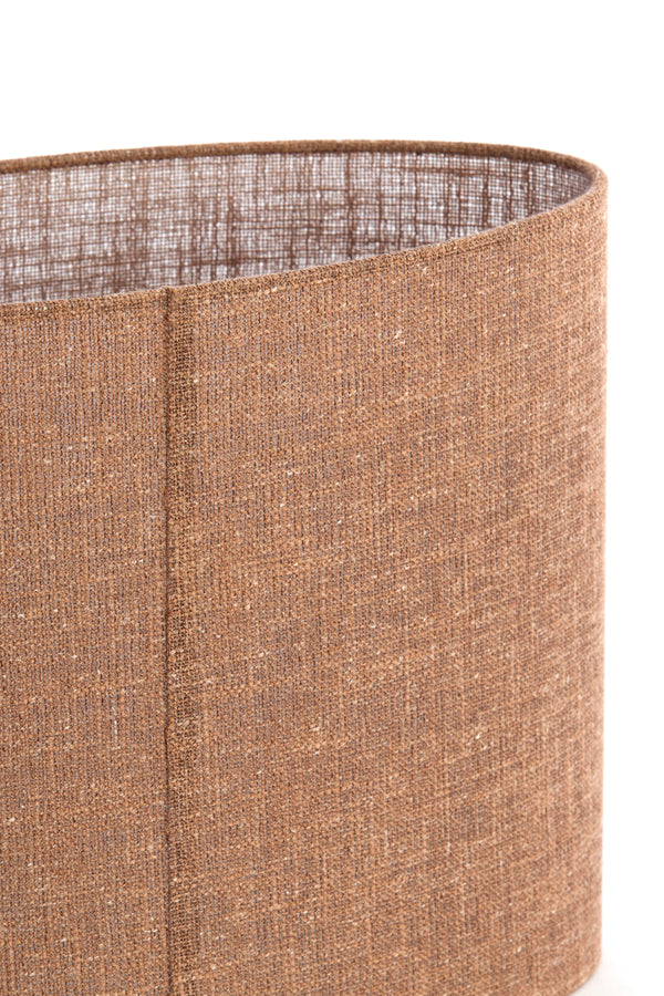 Light & Living Lamp Shades Shade oval straight slim high 45-21-32 cm AIKO brown House of Isabella UK
