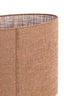 Light & Living Lamp Shades Shade oval straight slim high 45-21-32 cm AIKO brown House of Isabella UK