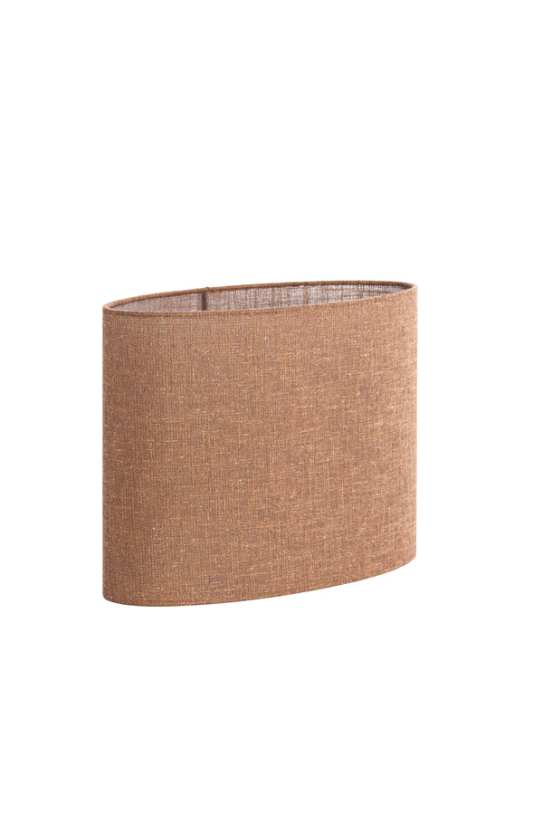 Light & Living Lamp Shades Shade oval straight slim high 45-21-32 cm AIKO brown House of Isabella UK