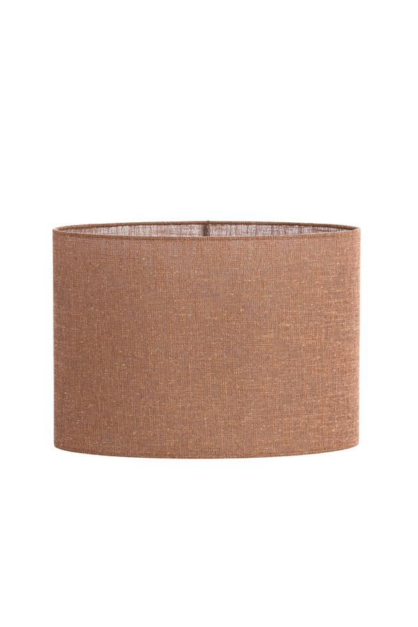 Light & Living Lamp Shades Shade oval straight slim high 45-21-32 cm AIKO brown House of Isabella UK