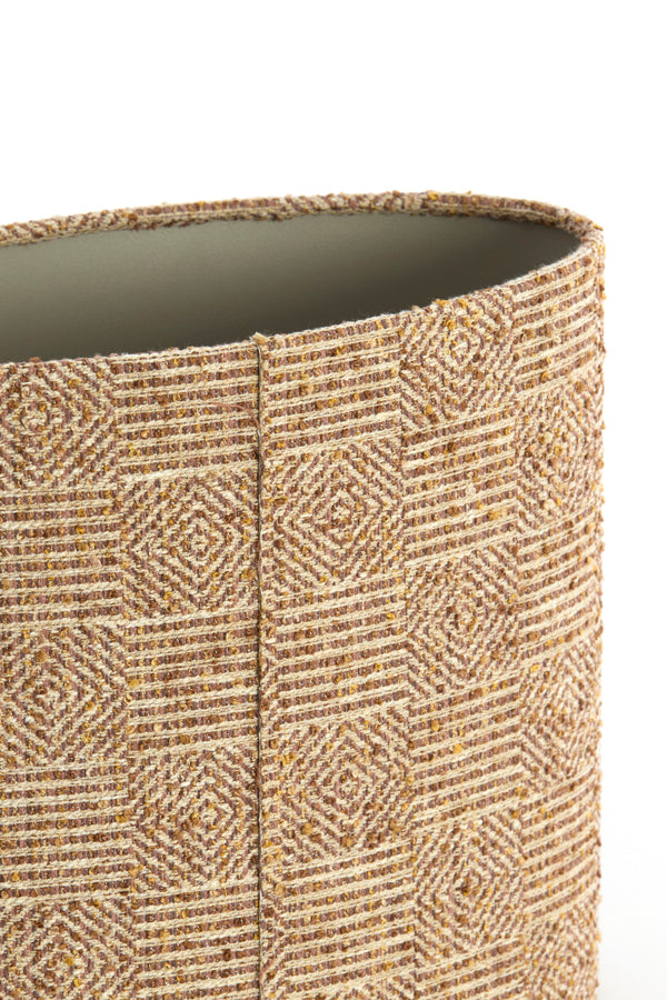 Light & Living Lamp Shades Shade oval straight slim high 45-21-32 cm RAVI brown House of Isabella UK