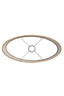 Light & Living Lamp Shades Shade oval straight slim high 45-21-32 cm RAVI brown House of Isabella UK