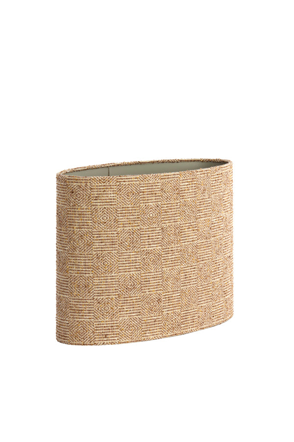 Light & Living Lamp Shades Shade oval straight slim high 45-21-32 cm RAVI brown House of Isabella UK