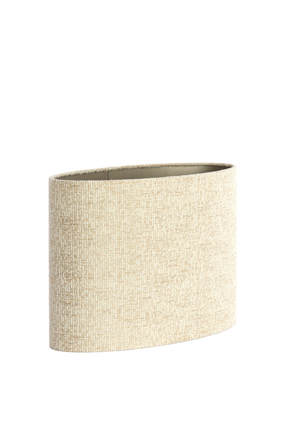 Light & Living Lamp Shades Shade oval straight slim high 45-21-32 cm RIF sand House of Isabella UK