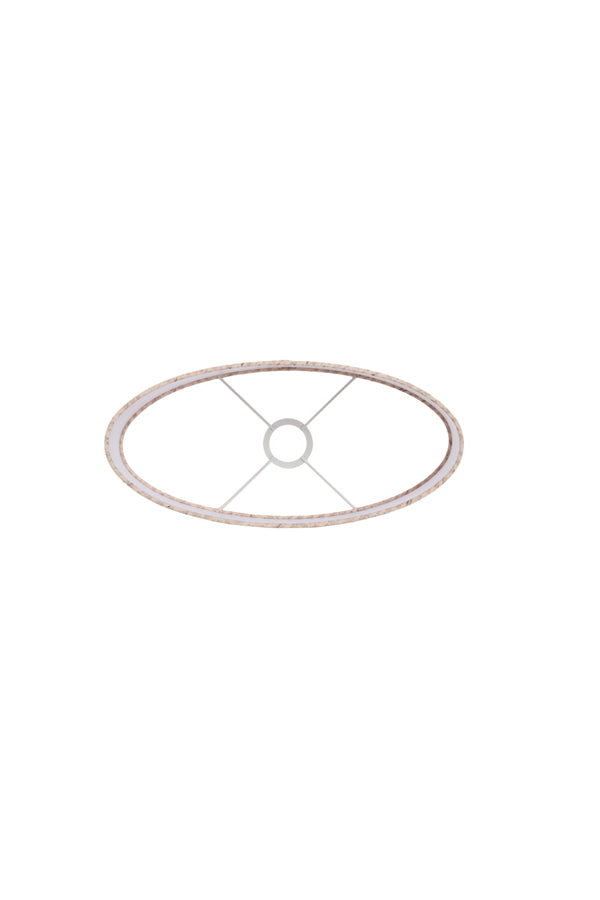 Light & Living Lamp Shades Shade oval straight slim high 45-21-32 cm STONE beige House of Isabella UK