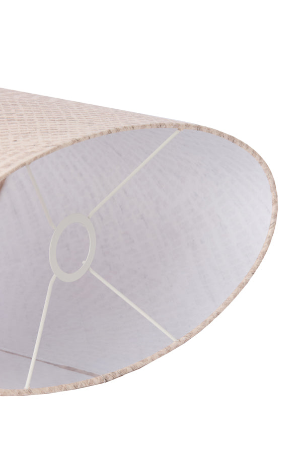 Light & Living Lamp Shades Shade oval straight slim high 45-21-32 cm STONE beige House of Isabella UK