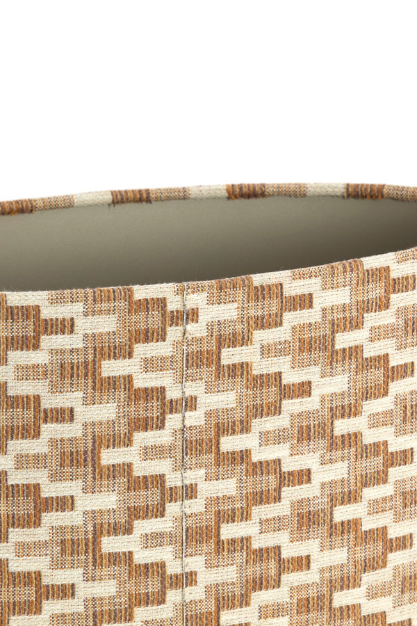 Light & Living Lamp Shades Shade oval straight slim low 38-17,5-19 cm JINX brown House of Isabella UK