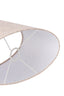 Light & Living Lamp Shades Shade oval straight slim low 38-17,5-19 cm STONE beige House of Isabella UK