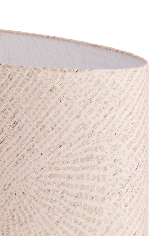 Light & Living Lamp Shades Shade oval straight slim low 38-17,5-19 cm STONE beige House of Isabella UK