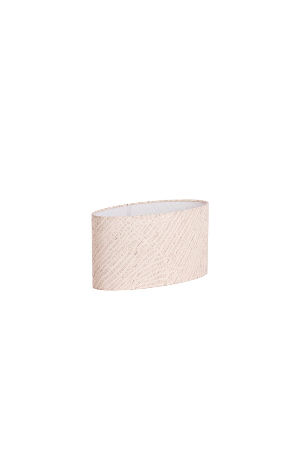 Light & Living Lamp Shades Shade oval straight slim low 38-17,5-19 cm STONE beige House of Isabella UK