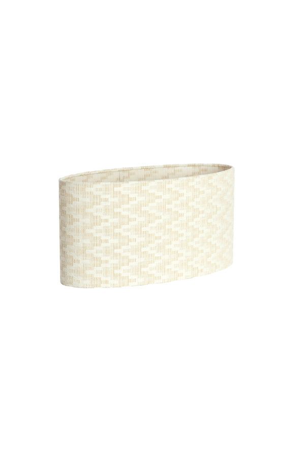 Light & Living Lamp Shades Shade oval straight slim low 45-21-22 cm JINX white House of Isabella UK