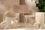 Light & Living Lamp Shades Shade oval straight slim low 58-24-27 cm JINX brown House of Isabella UK