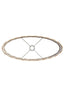 Light & Living Lamp Shades Shade oval straight slim low 58-24-27 cm JINX brown House of Isabella UK