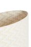 Light & Living Lamp Shades Shade oval straight slim low 58-24-27 cm JINX white House of Isabella UK