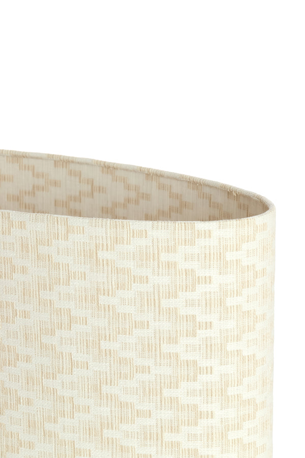 Light & Living Lamp Shades Shade oval straight slim low 58-24-27 cm JINX white House of Isabella UK