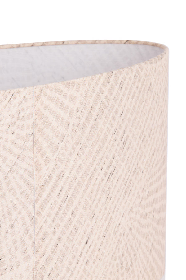 Light & Living Lamp Shades Shade oval straight slim low 58-24-27 cm STONE beige House of Isabella UK