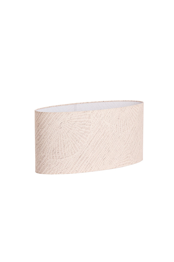 Light & Living Lamp Shades Shade oval straight slim low 58-24-27 cm STONE beige House of Isabella UK