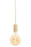 Light & Living Lighting Pendant with cup 5x7,5 cm CUPA sand House of Isabella UK